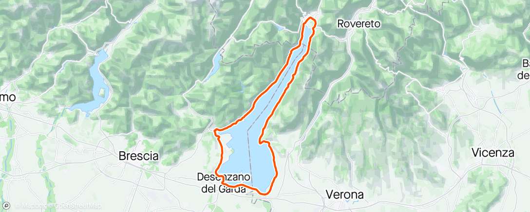Map of the activity, Garda szoson