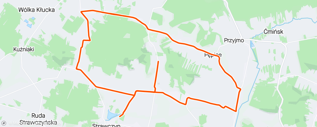 Mapa da atividade, Sortie vélo - Endurance 🇵🇱