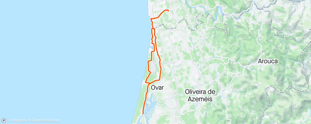 「Volta de bicicleta à hora do almoço」活動的地圖