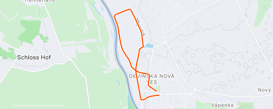 Карта физической активности (Pár km s Matkom)