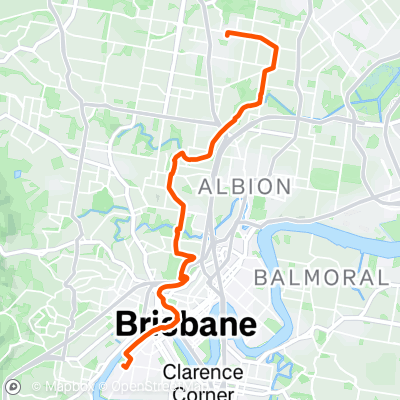 west end via kedron brook | 17.4 km Cycling Route on Strava