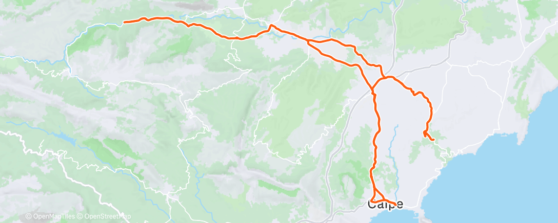 Map of the activity, That one hurt