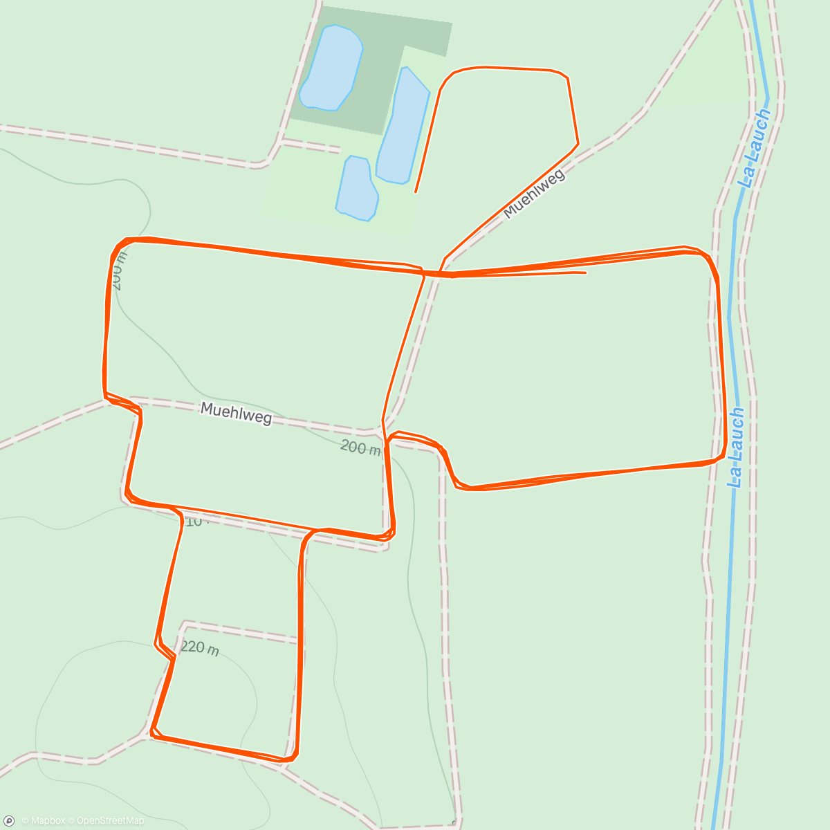 Mapa de la actividad (Champion d'Alsace de cross 🥇)