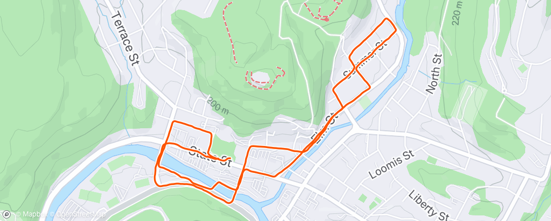 Map of the activity, Corporate cup