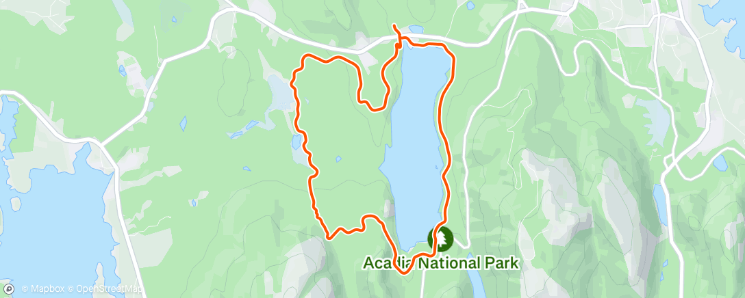Map of the activity, Aunt Betty’s loop