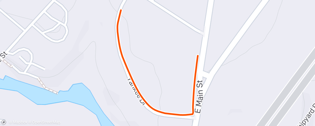 Map of the activity, Evening Walk