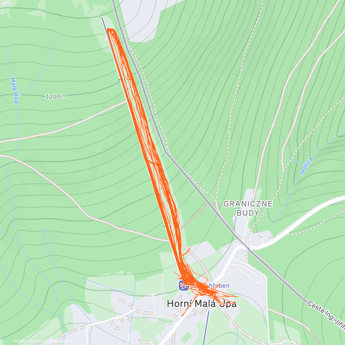 Карта физической активности (Ski&Snb sešn Pomezky😉❄️🌞)