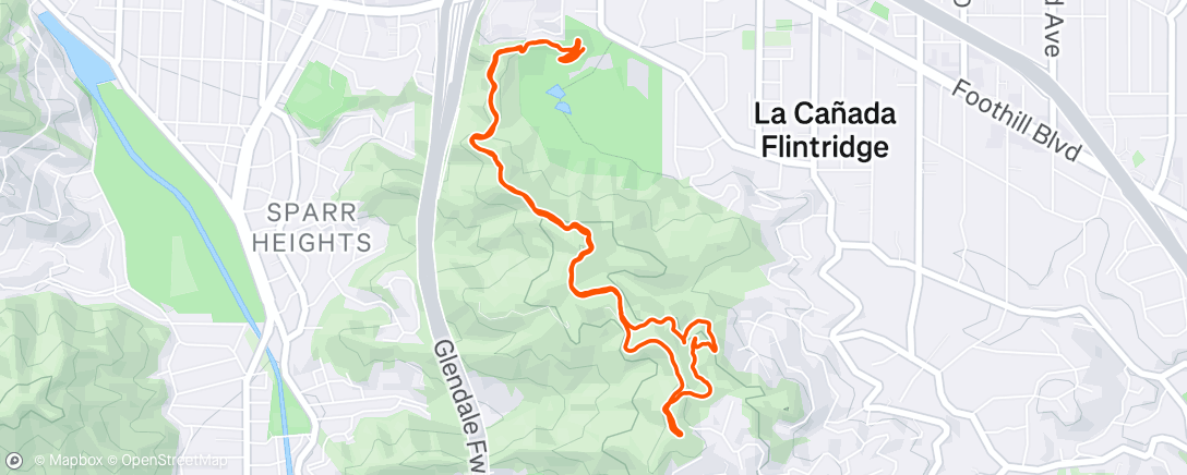 Map of the activity, Cherry canyon w the group