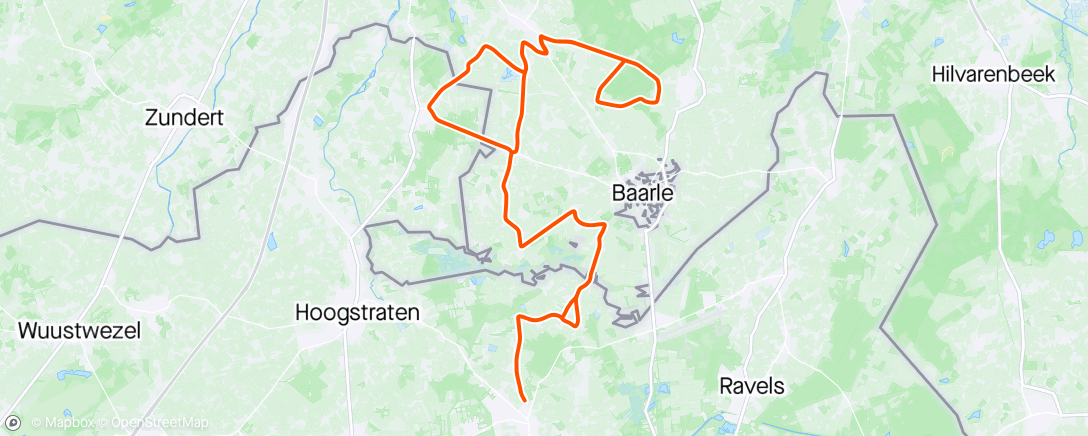 Map of the activity, Midweeks herkansing