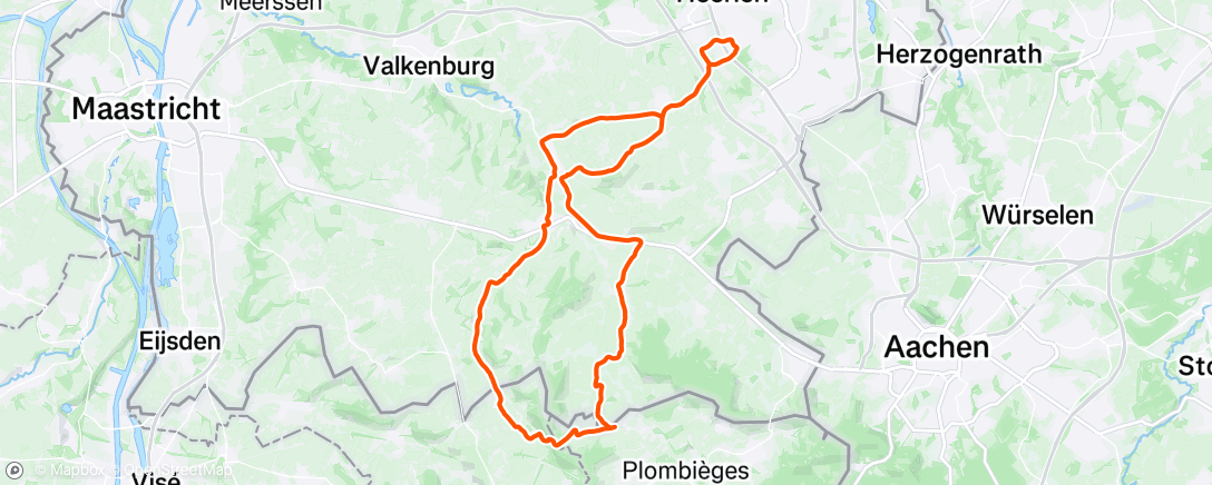 Map of the activity, Swett Catalogue Ride 😊