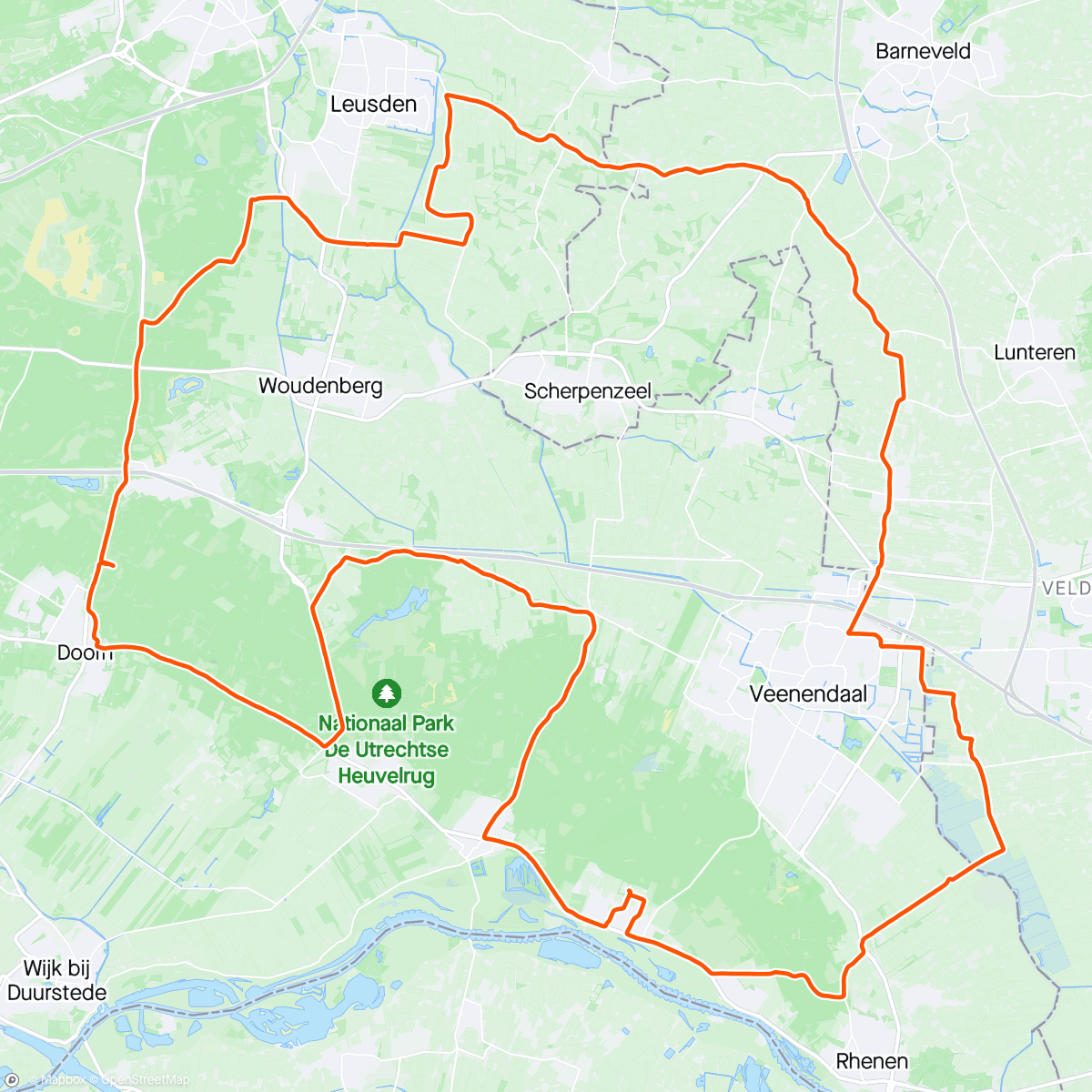 「King's Ride NLTourrides」活動的地圖