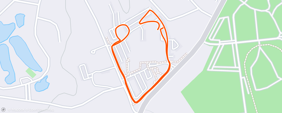 Map of the activity, Evening Walk