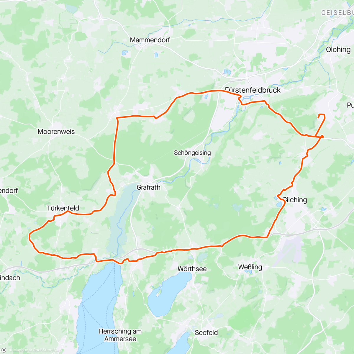 Map of the activity, Eine Runde vorm Maifest