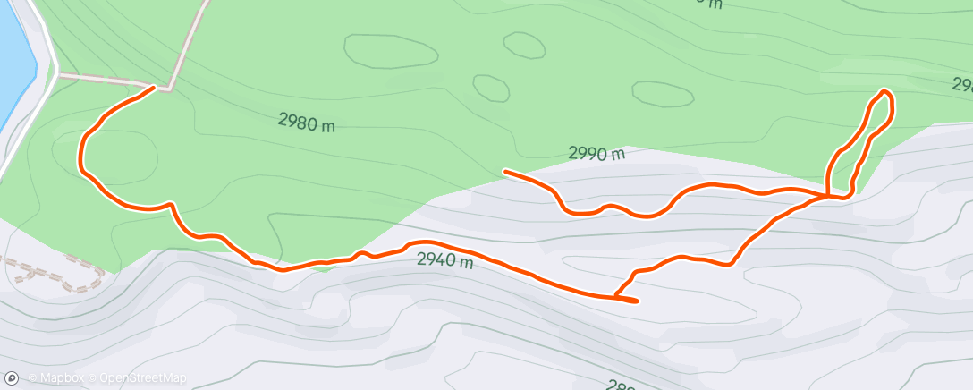 Map of the activity, 4th rifle elk patrol day 1