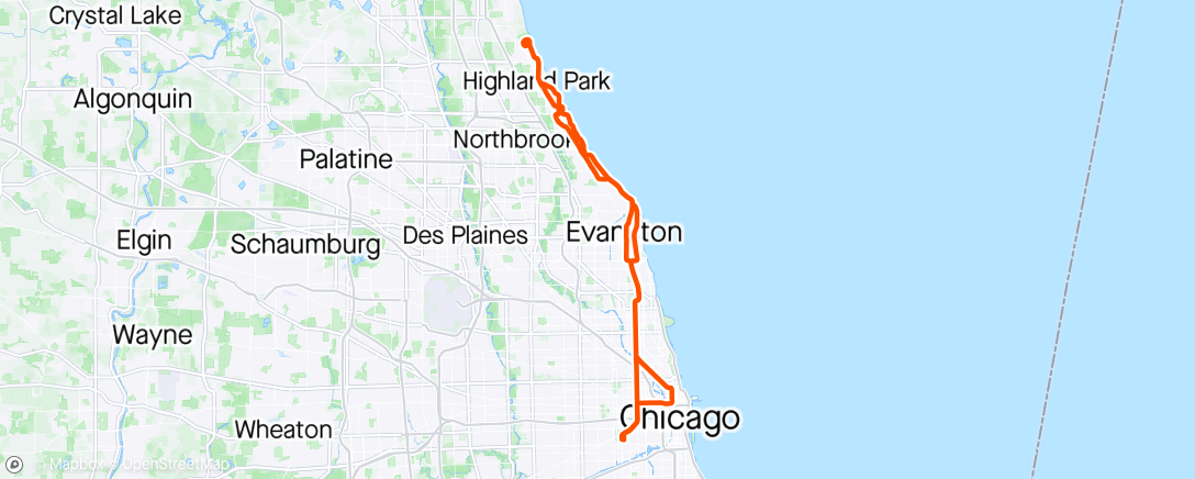 Map of the activity, Slow roll day