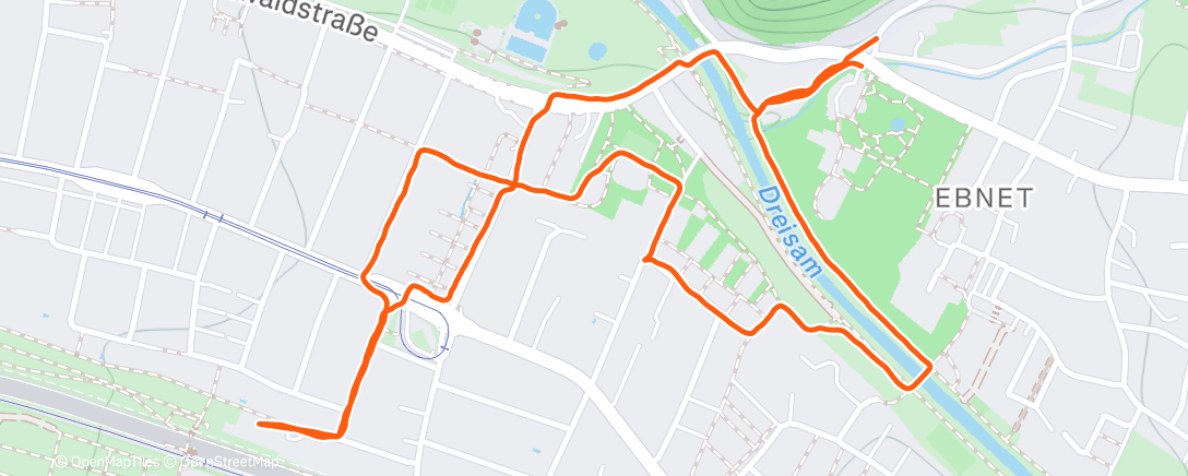 Map of the activity, Rest day …