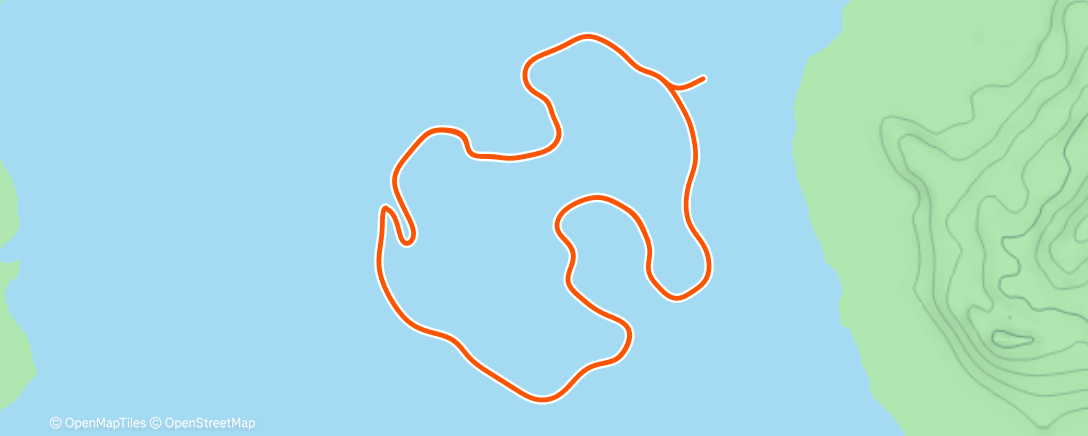 Map of the activity, Zwift - Volcano Circuit CCW in Watopia