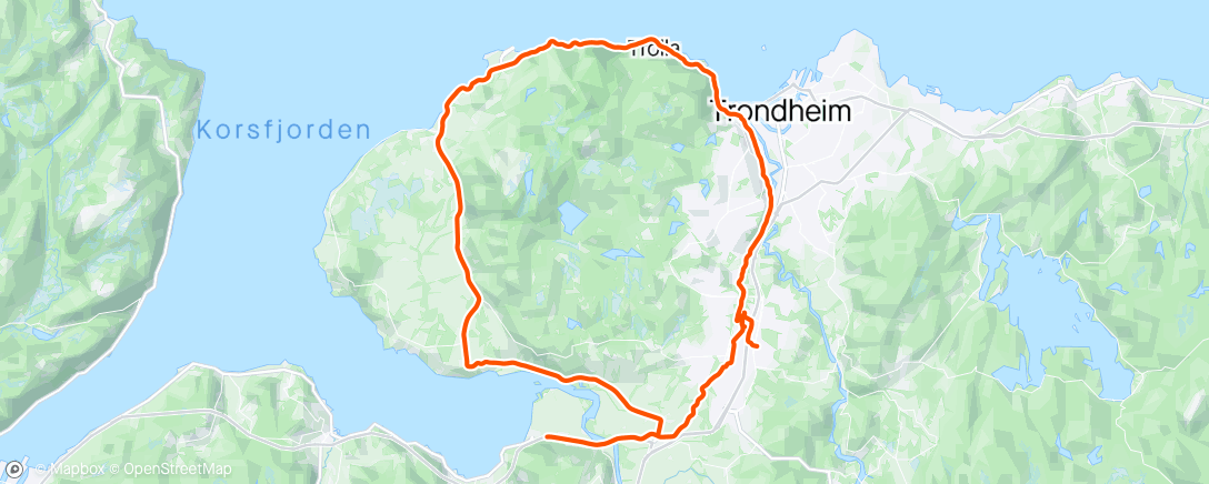 Map of the activity, SSK Byneset