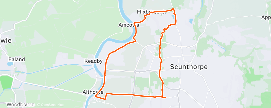 Карта физической активности (Sunday run with garbs)