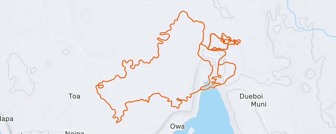 Map of the activity, Zwift - Tropic Rush in Makuri Islands
