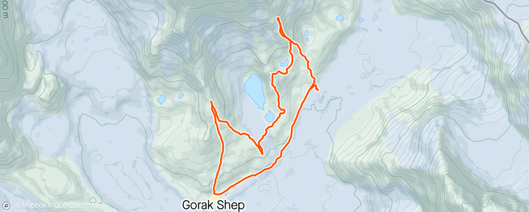 Mapa de la actividad, New trails, new climbs