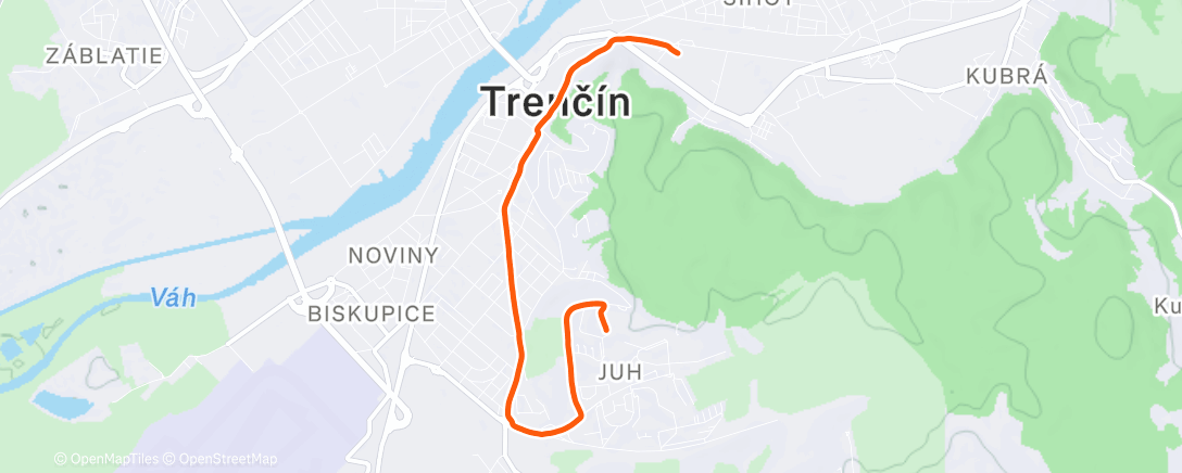 Map of the activity, II. Recovery Run