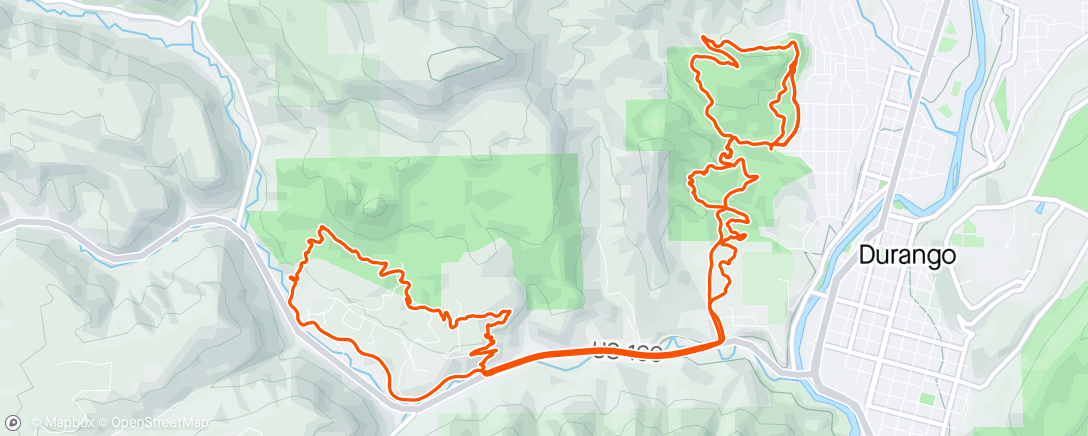 Map of the activity, Testies and twin buttes