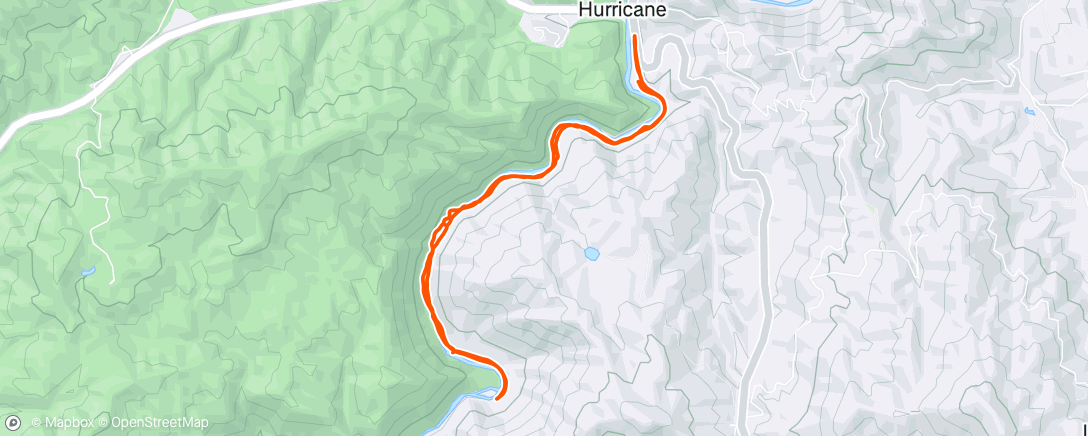 Map of the activity, Lunch Hike