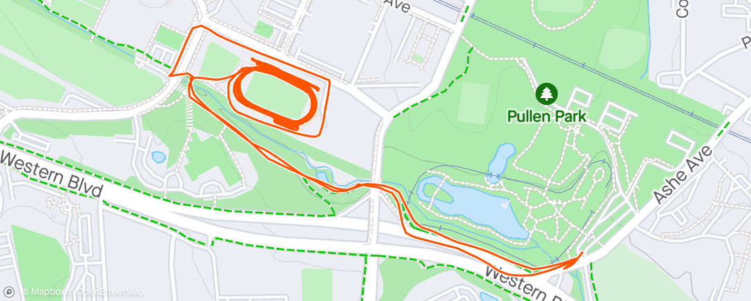 Map of the activity, Playing Track