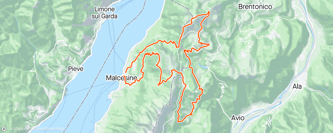 Map of the activity, 🥇 Malcesine Baldo Trail