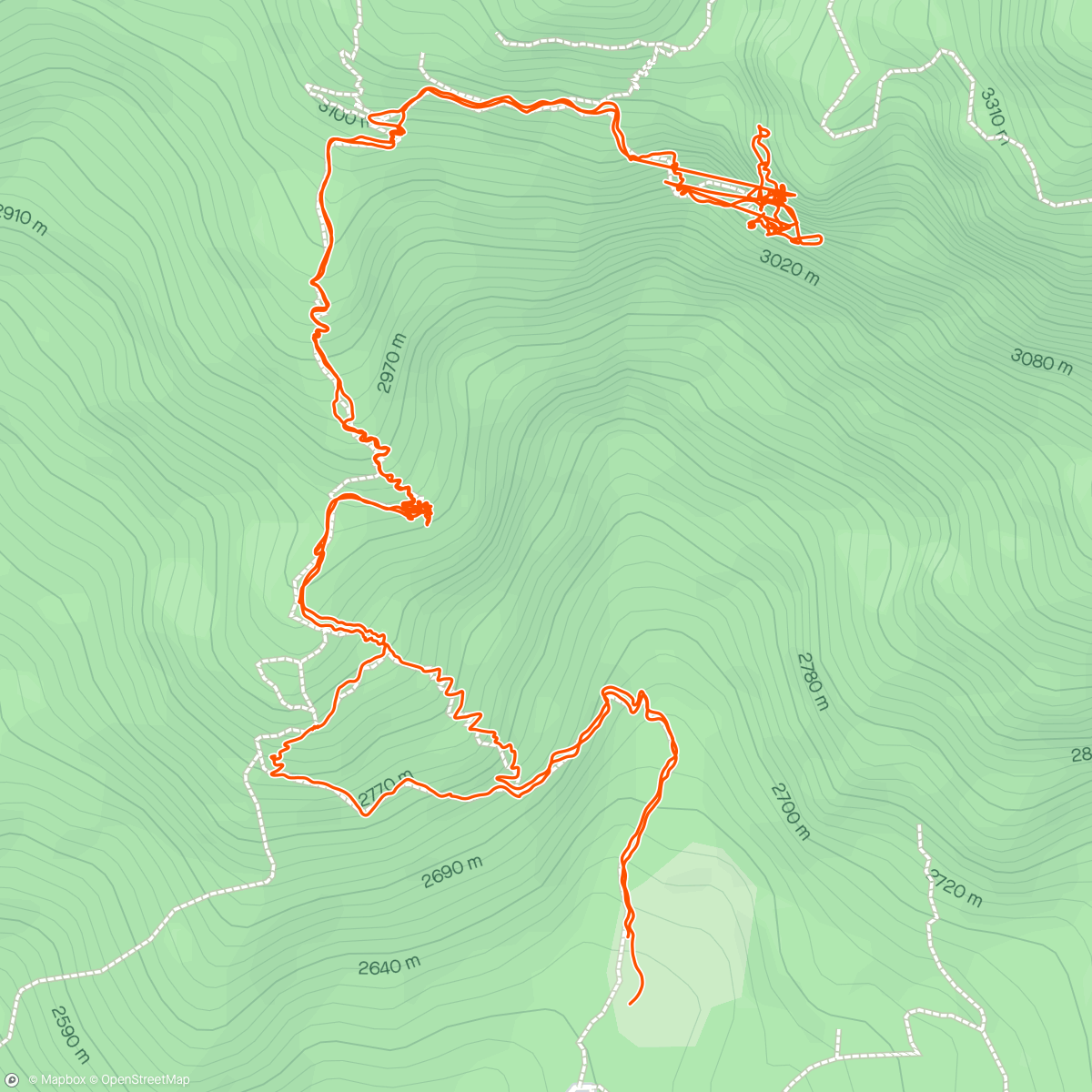 Map of the activity, Hike to Tiger’s Nest Monastery 🐅