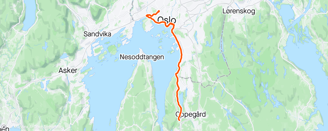 Map of the activity, Rolig lang