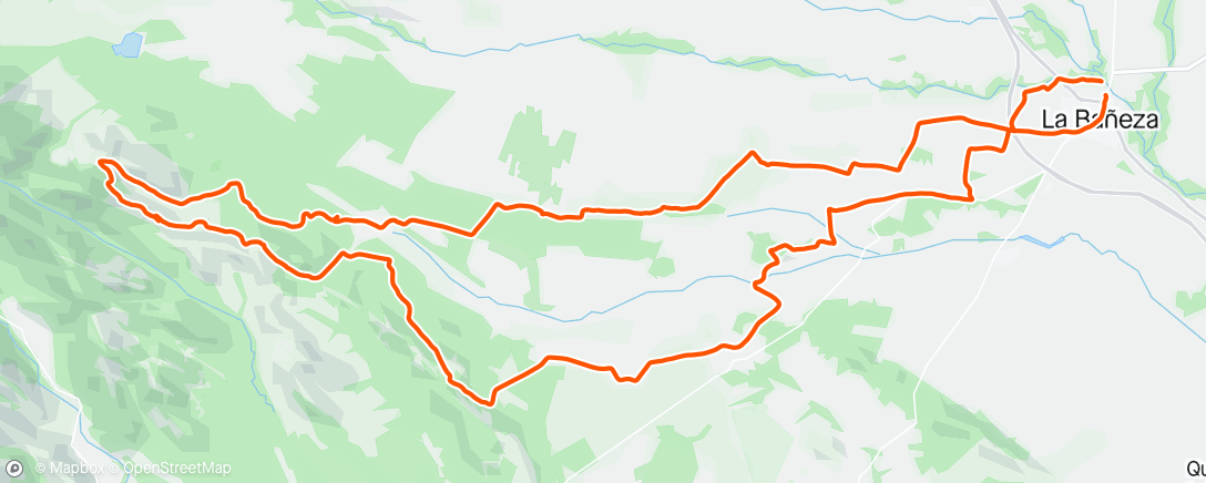 Mapa da atividade, Vuelta a León II