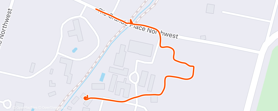 Map of the activity, Afternoon Walk