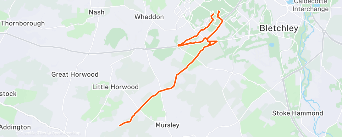 Map of the activity, Boxing Day Walk 🍂