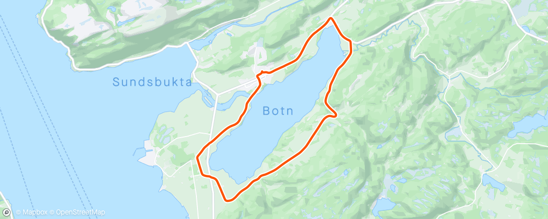 Map of the activity, Botn rundt
