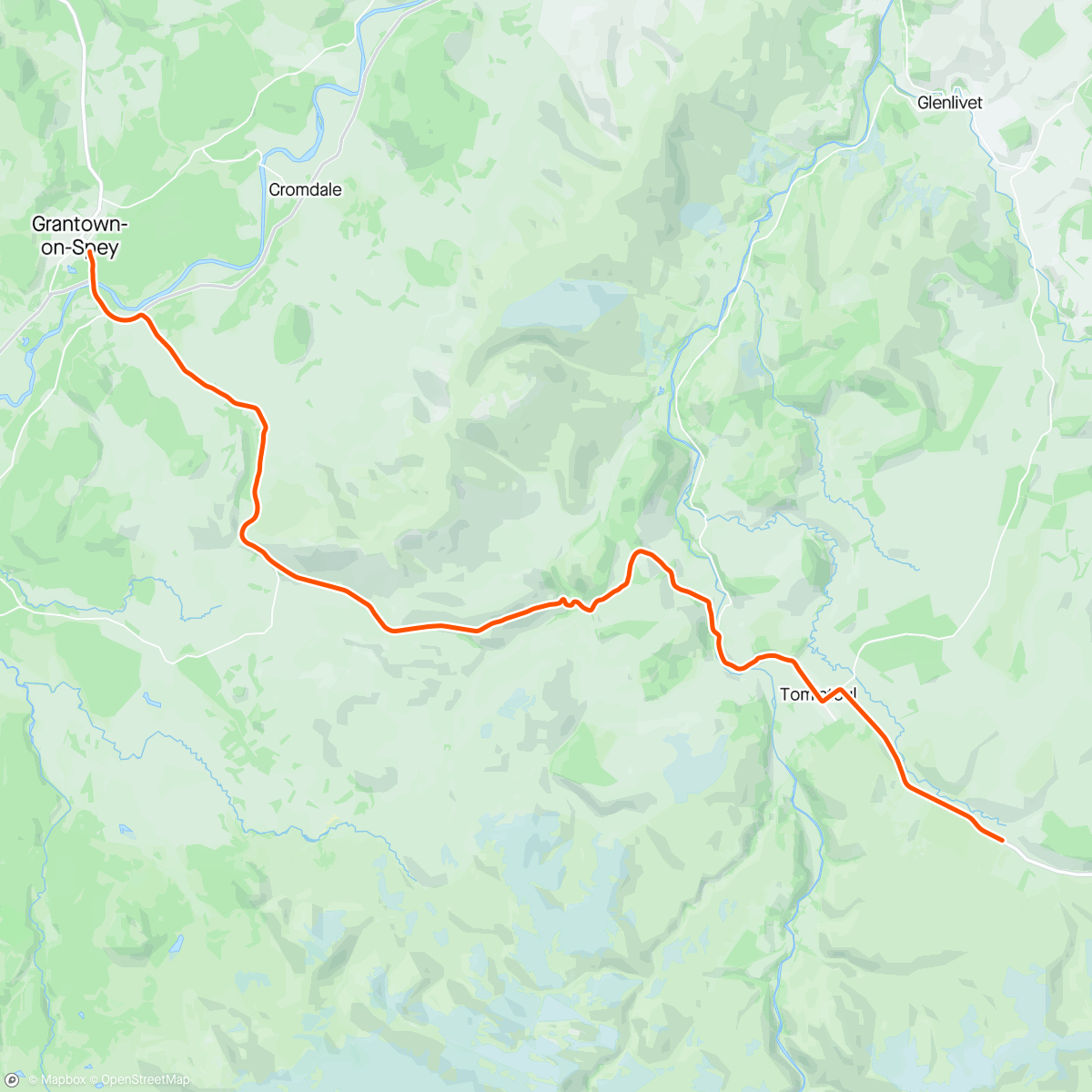 Map of the activity, ROUVY - Cairngorms National Park | Babble Ride Across Britain