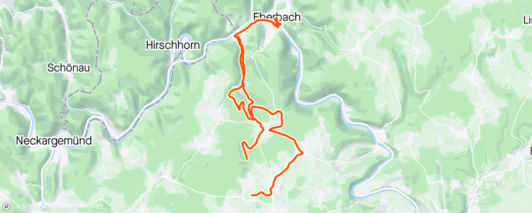 Map of the activity, Bummelrunde zum Lieblingsbäcker 😀🌦️🚵‍♀️