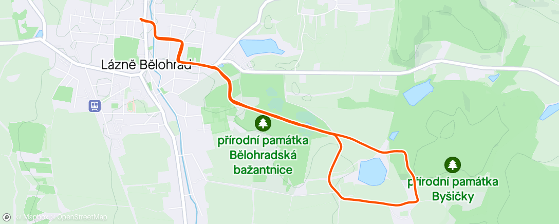 Map of the activity, Byšička ❤️