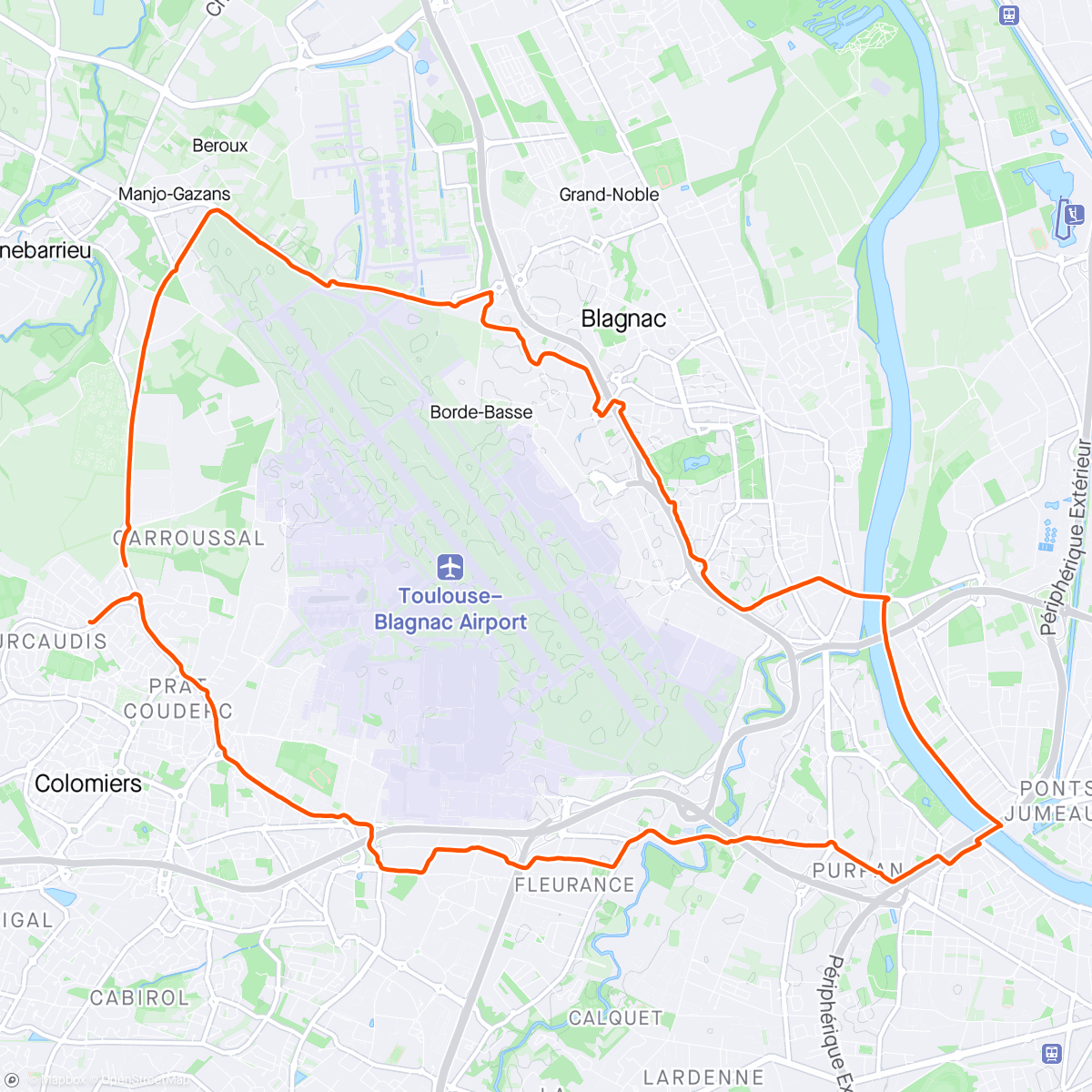 Map of the activity, 🏃🏻‍♂️ Semi-marathon de la Coquille (EZ Run w/ Charly)
