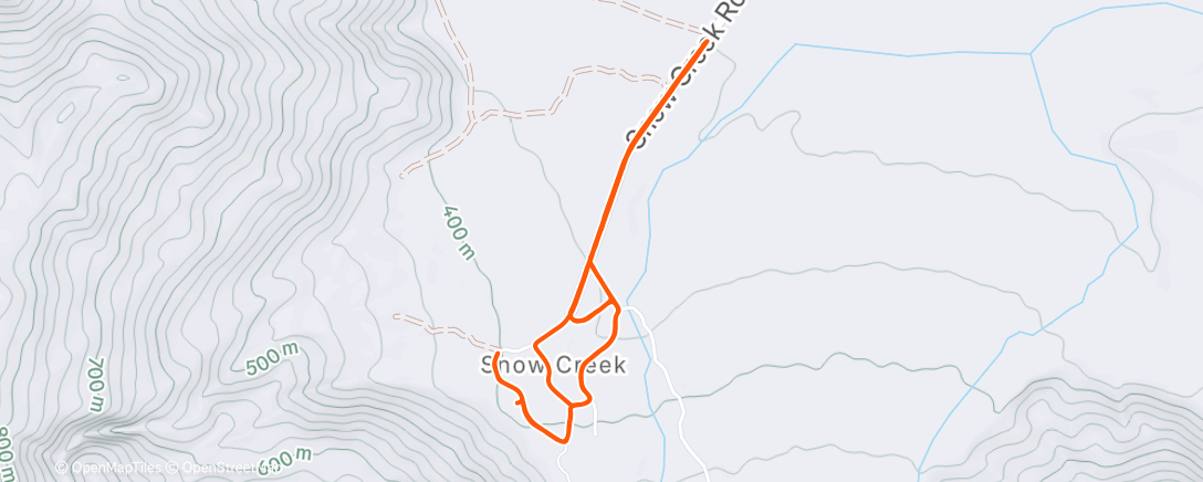 Map of the activity, Afternoon Ride