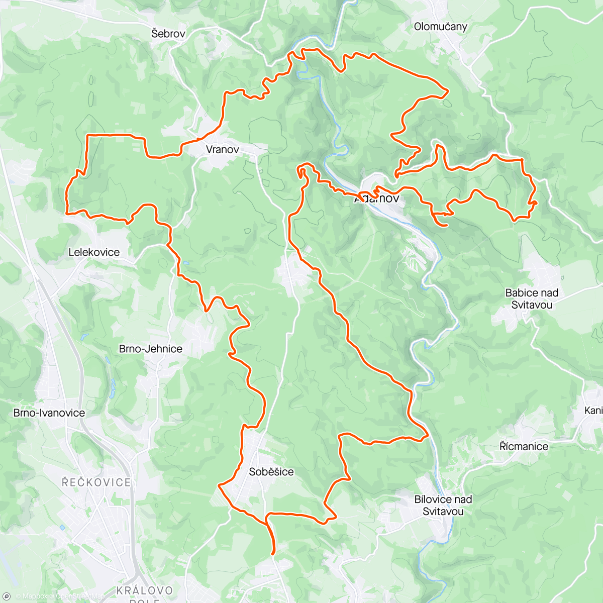 Map of the activity, Betelny Bergl Finale