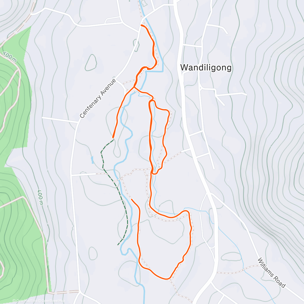 Map of the activity, 4km 🎉