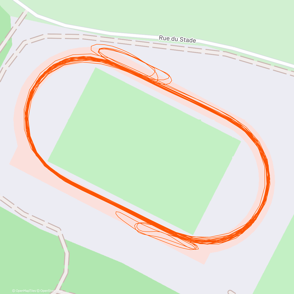 Карта физической активности (Dernière spé10K avant Nice 🥶)