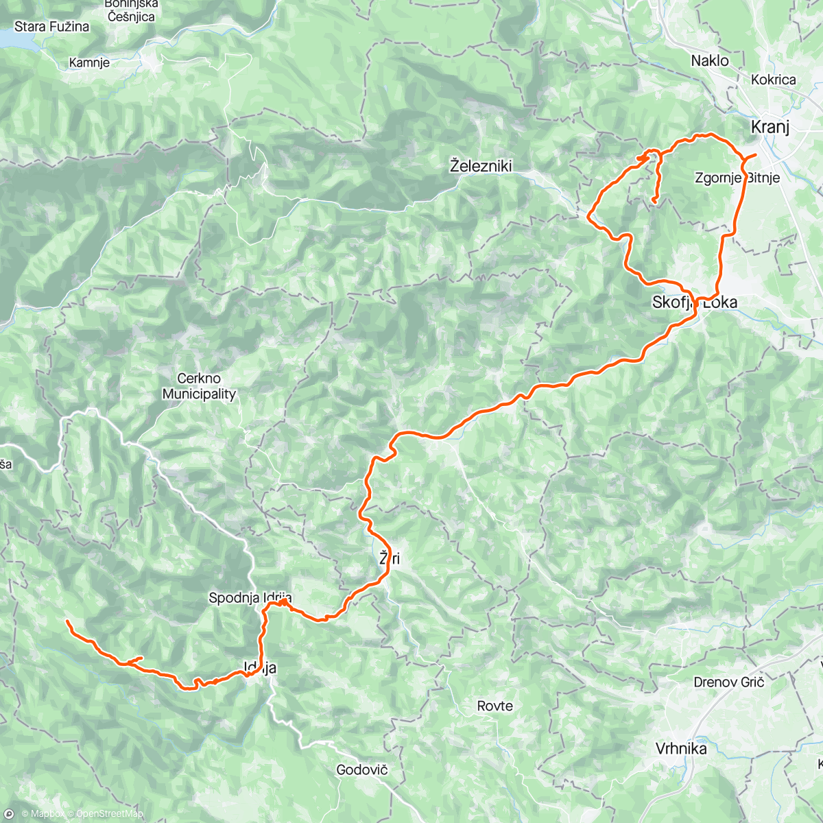 Map of the activity, Na Vojsko na žlikrofe 🌱🙃😻