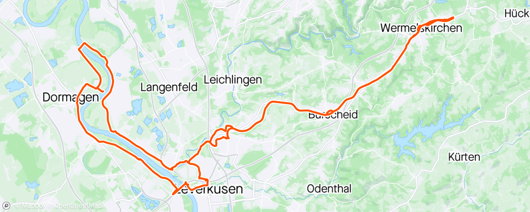 Map of the activity, Schöne Rheintour mit Harry