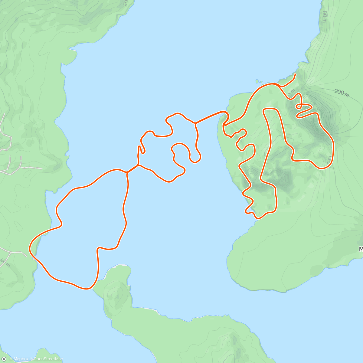 Map of the activity, Zwift - Group Ride: Eric Min's Thanksgiving Day Ride on Triple Twist in Watopia