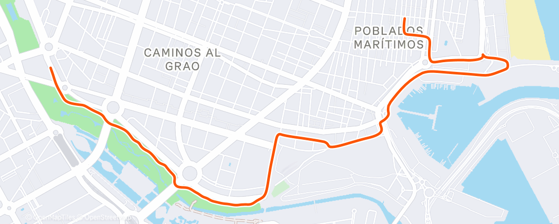 Map of the activity, Namiddagrit