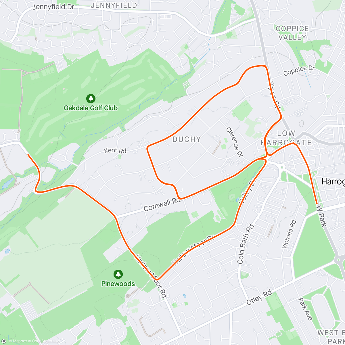 Map of the activity, Zwift - Race: Stage 1: Bag That Badge - Queen's Highway After Party (B) on Queens Highway After Party in Yorkshire
