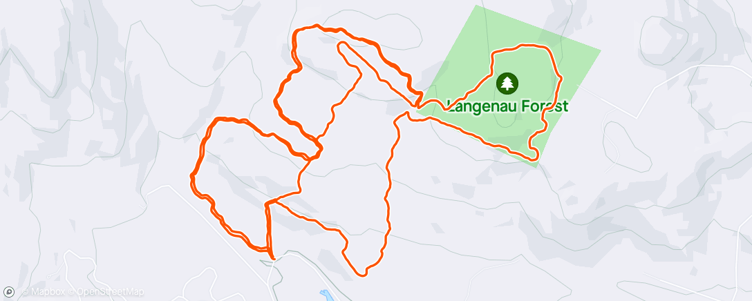 Map of the activity, Langenau exploring